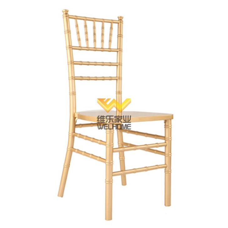 cheap gold color solid wood wedding tiffany chiavari chair